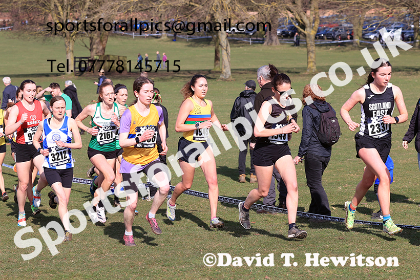 Senior womens 2025 UK CAU Inter Counties Cross Country Champs., Wollaton Park, Nottingham. Photo: David T. Hewitson/Sports for All Pics